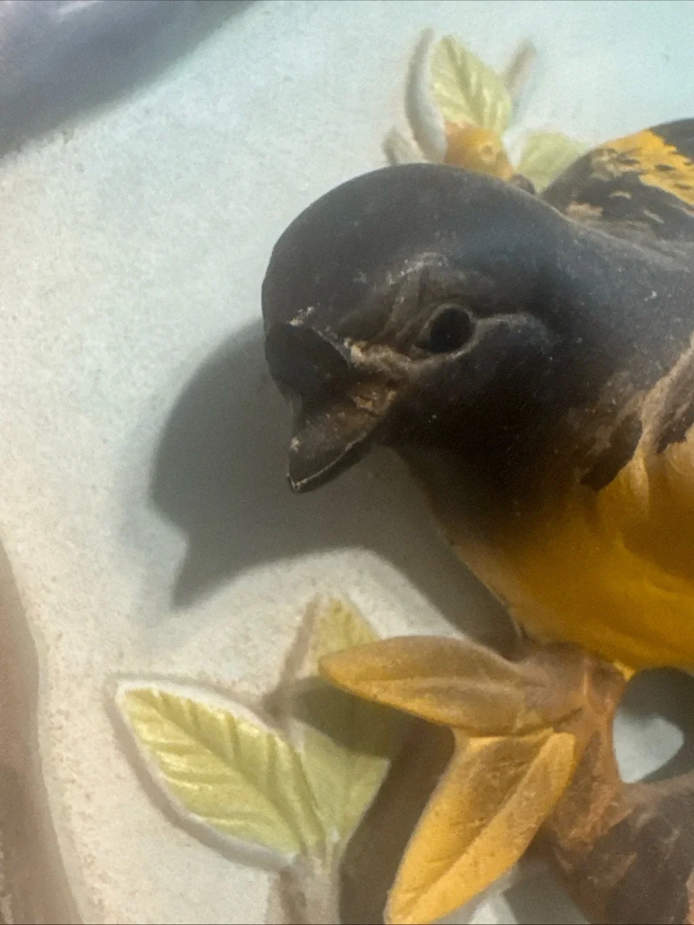 vintage MCM 3D plaster wall plaque Oriole manufactured by Inarco 1962 E-469